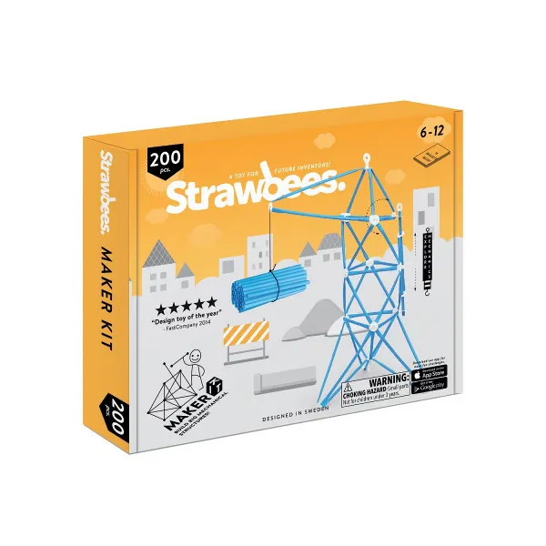 Strawbees Maker Kit - sada Staviteľ
