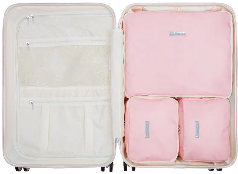 Packing Cubes Suitsuit sada obalov Perfect Packing system veľ. M Pink Dust