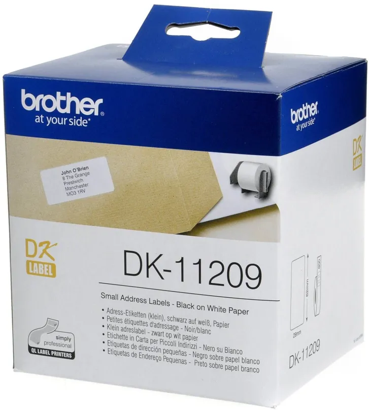 Papierové štítky Brother DK-11209