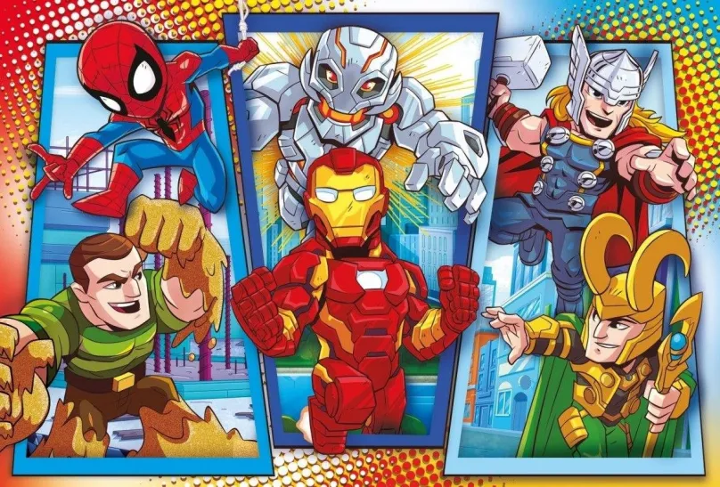 Puzzle Clementoni Puzzle Marvel Super Hero Adventures MAXI 104 dielikov