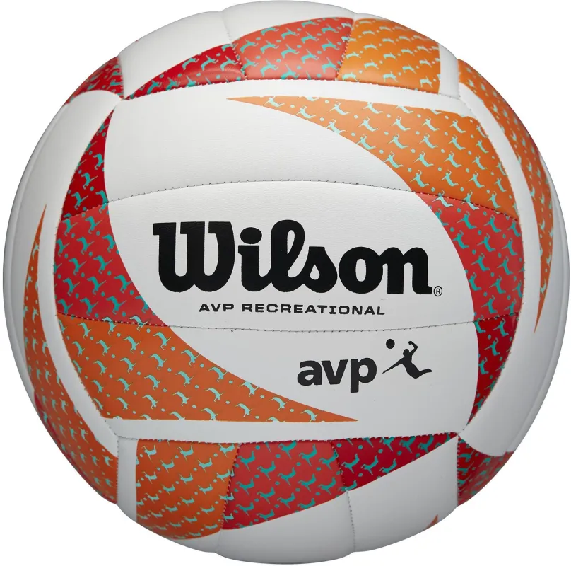 Beachvolejbalová lopta Wilson AVP Style vb orange / white