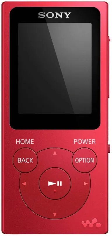 MP3 prehrávač Sony WALKMAN NWE-394R červený