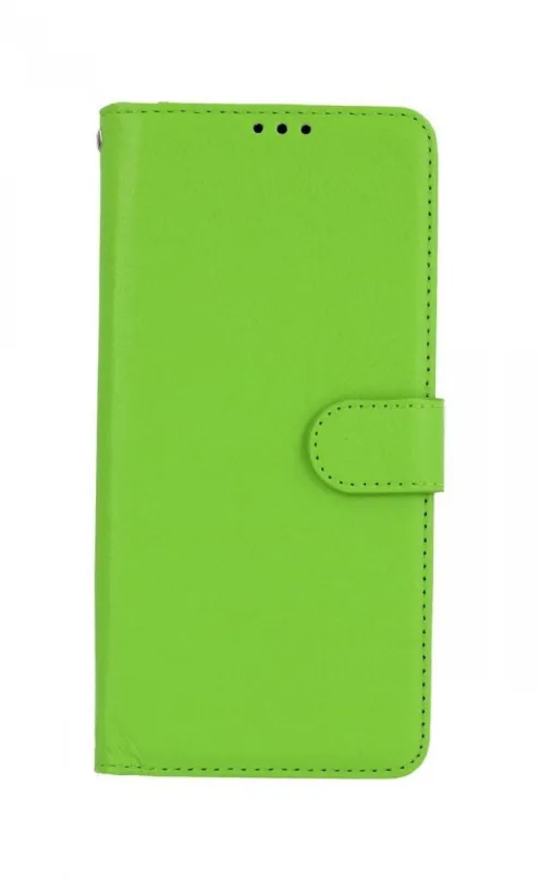 Puzdro na mobil TopQ Realme 7i knižkové zelené s prackou 64002