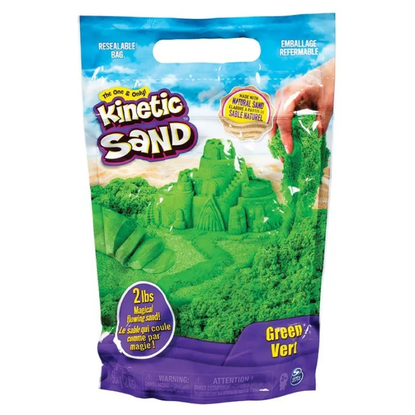 Kinetic Sand Kinetický piesok zelený 900g