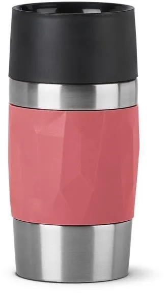 Termohrnček Tefal Cestovný hrnček 0.3l COMPACT MUG červený/nerez N2160410