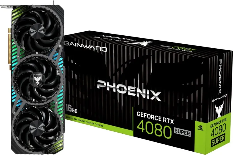 Grafická karta GAINWARD GeForce RTX 4080 SUPER Phoenix 16 GB GDDR6X, 16 GB GDDR6X (22400 M