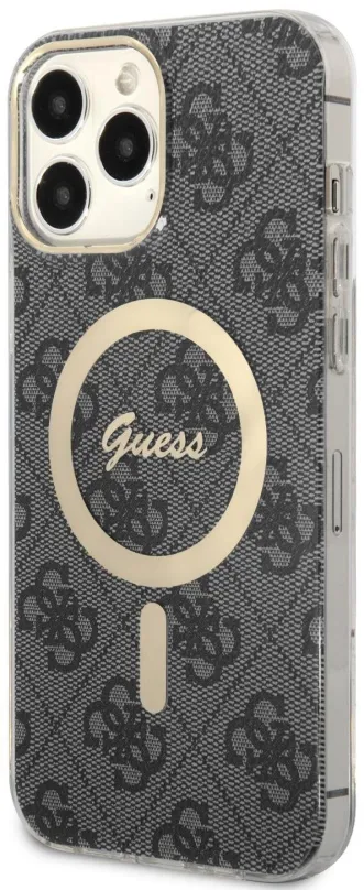 Kryt na mobil Guess 4G IML MagSafe Kompatibilný Zadný Kryt pre iPhone 13 Pro Max Black