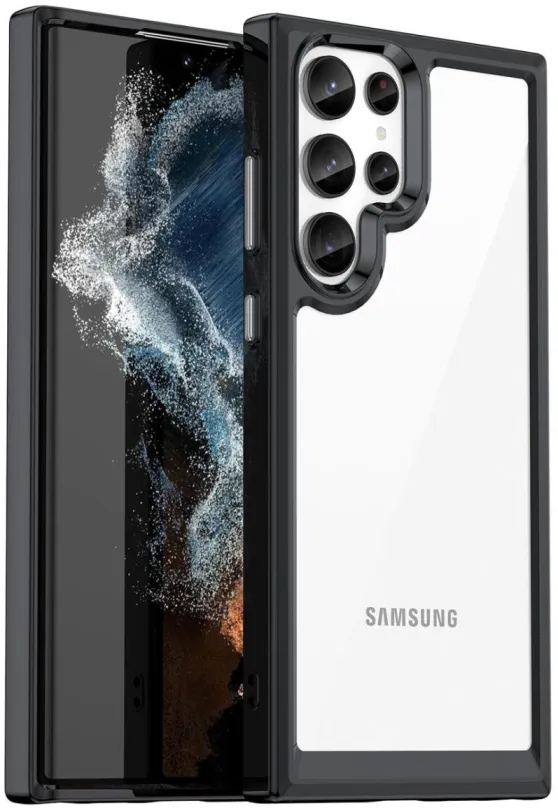 Kryt na mobil MG Outer Space pre Samsung Galaxy S23 Ultra, čierny
