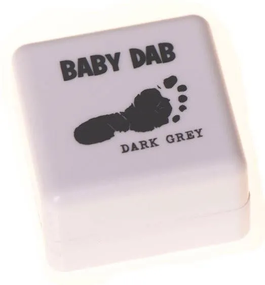 Súprava na odtlačky Baby Dab na detské odtlačky - šedá