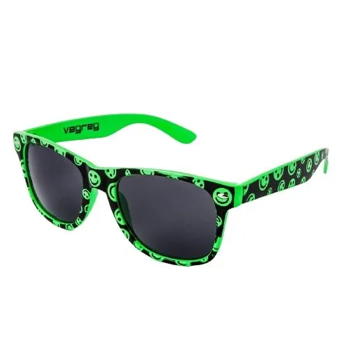 Slnečné okuliare OEM Slnečné okuliare Nerd smajlík zelené