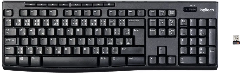 Klávesnica Logitech Wireless Keyboard K270 - CZ/SK