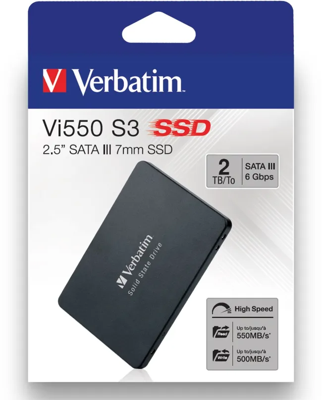 SSD disk Verbatim VI550 S3 2.5" SSD 2TB
