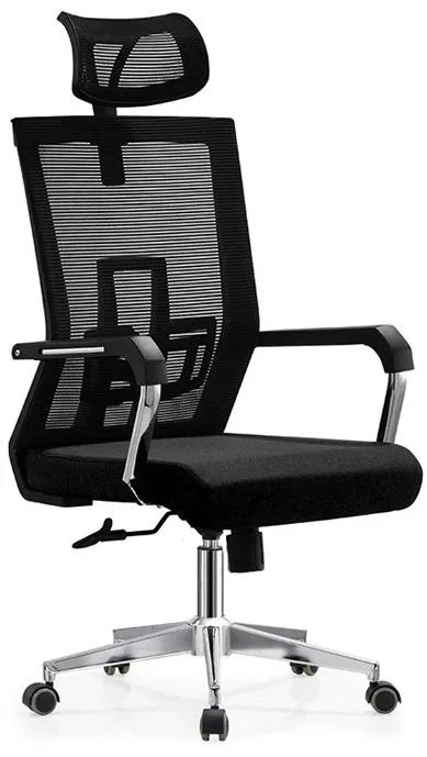Kancelárska stolička DALENOR Luccas HB, textil, čierna / čierna