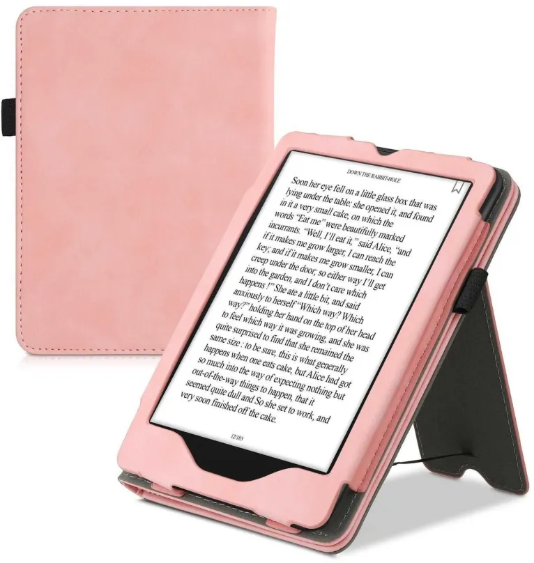 Púzdro na čítačku kníh KW Mobile - Nubuck Rose Pink - KW5761910 - Púzdro pre Amazon Kindle Paperwhite 5 (2021) - ružové