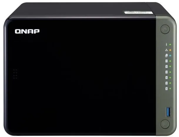 NAS QNAP TS-653D-4G, 6×, CPU Intel Celeron 2 GHz, 4 GB DDR4 (max. 8 GB), 2 × USB 3.2 Gen
