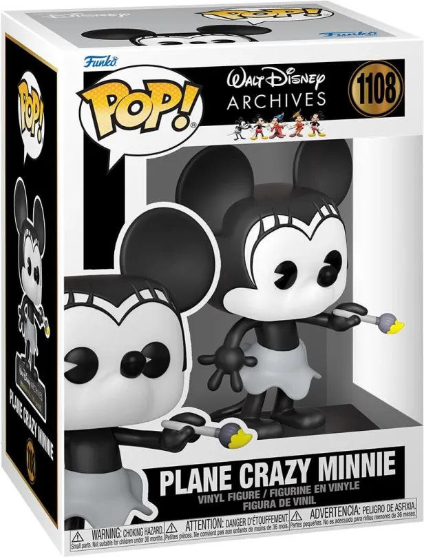 Funko POP Disney: Minnie Mouse-Plane Crazy Minnie(1928)