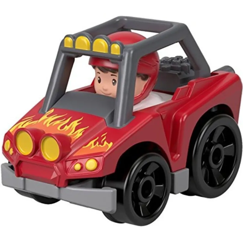Fisher Price Little People mini autíčko Terénna bugina červená, Mattel FHB95