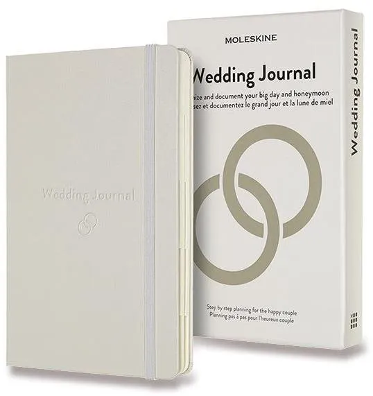 Zápisník MOLESKINE Passion Journal Wedding L, tvrdé dosky
