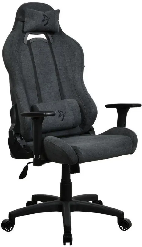 Herné stoličky AROZZI Torretta Soft Fabric v2 tmavo šedá