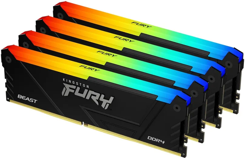 Operačná pamäť Kingston FURY 32GB KIT DDR4 3600MHz CL17 Beast Black RGB