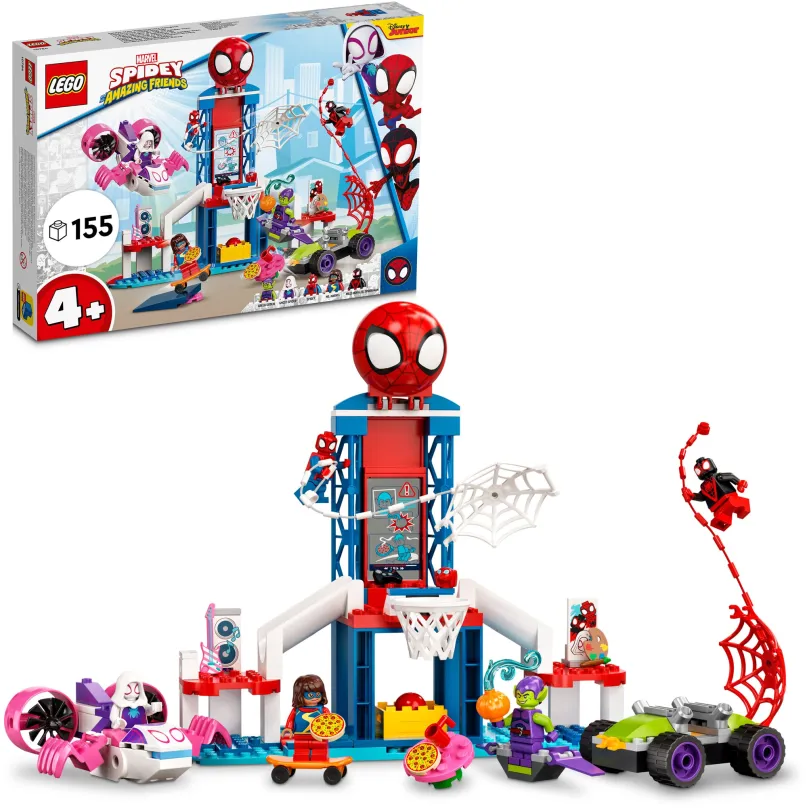 LEGO stavebnica LEGO® Marvel 10784 Spider-Man a pavúčia základňa