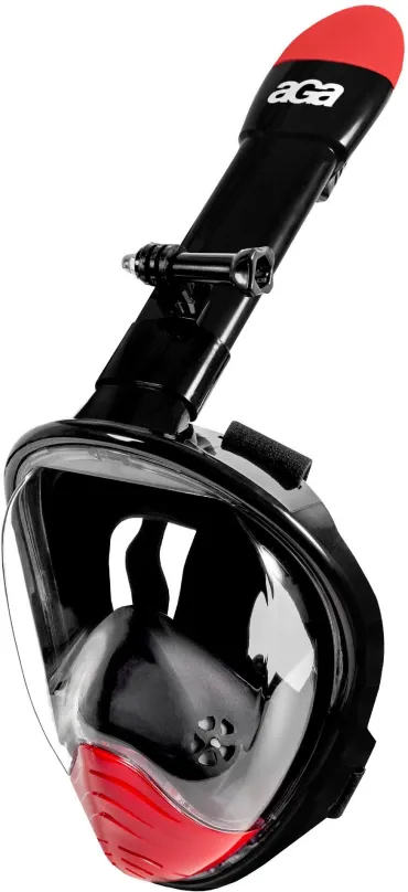 Šnorchlovacia maska Aga Detská celotvárová šnorchlovacia maska XS DS1111 čierna