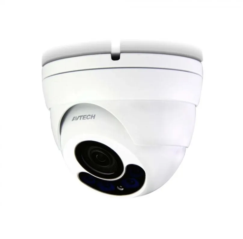 IP kamera AVTECH DGM2443SVSE - 2MPX Motorzoom IP Dome kamera, vnútorná a vonkajšia, detekc