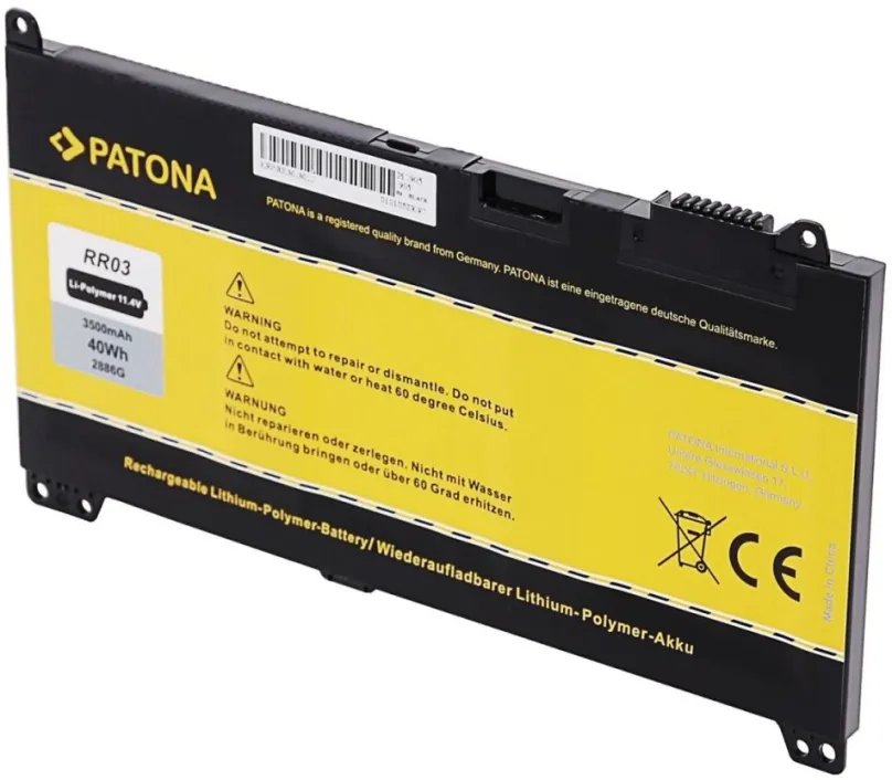 Batéria pre notebook Patona pre HP 430/440/450 G4 3500mAh Li-Pol 11,4V RR03XL