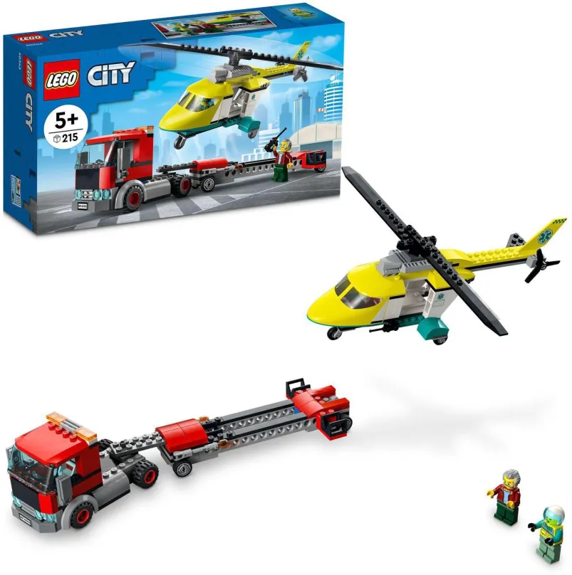 LEGO stavebnica LEGO® City 60343 Preprava záchranárskeho vrtuľníka