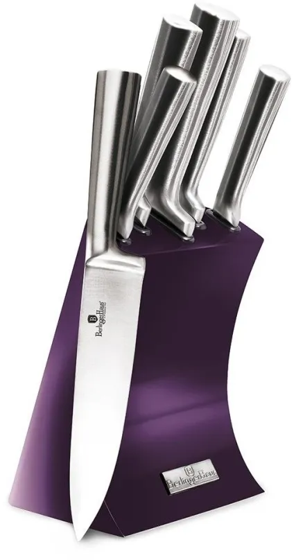 BERLINGERHAUS Sada nožov v stojane 6 ks nerez Royal Purple Metallic Line