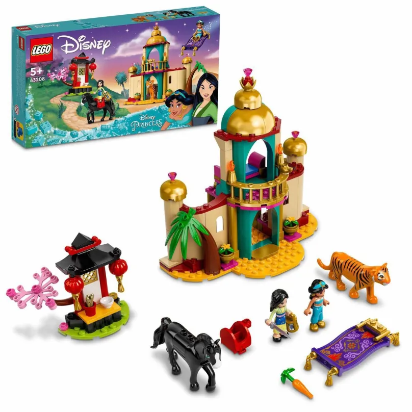 LEGO stavebnica LEGO® I Disney Princess™ 43208 Dobrodružstvo Jazmíny a Mulan