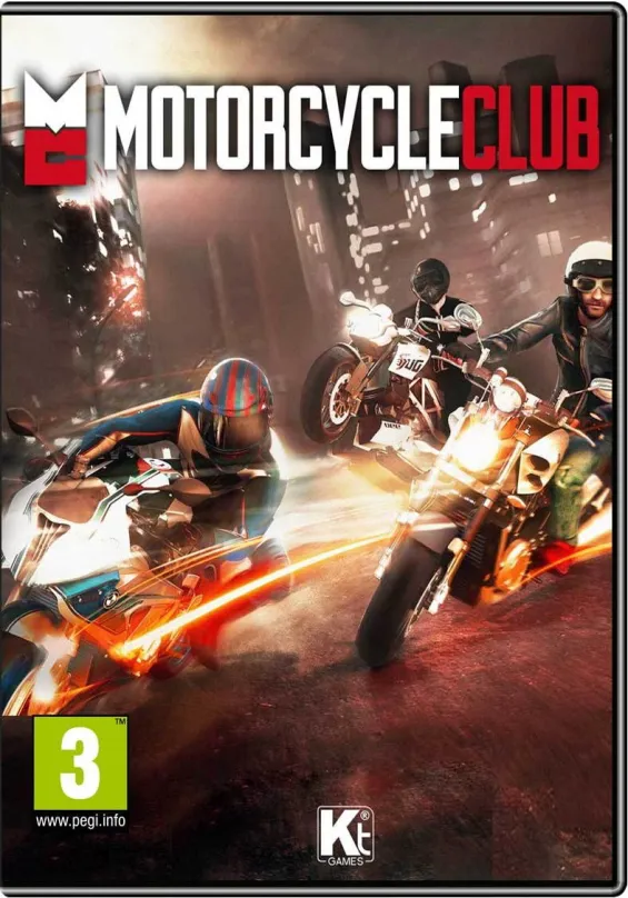 Hra na PC Motorcycle Club, elektronická licencia, kľúč pre Steam, žáner: závodné,