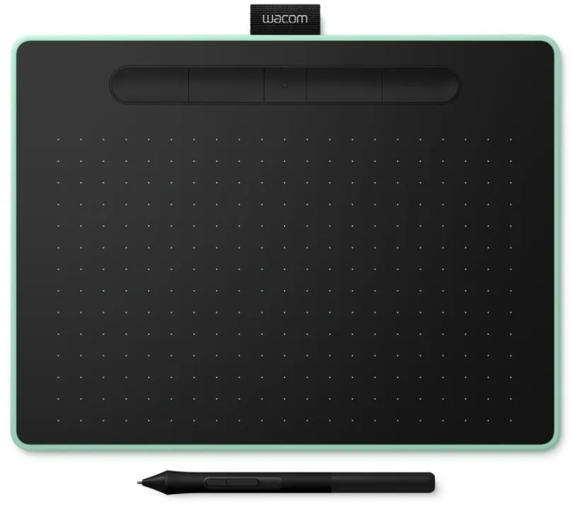Grafický tablet Wacom Intuos Bluetooth M, pistáciová, aktívna plocha 216 x 135 mm, 4096 úr