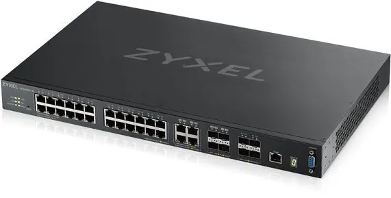 Switch Zyxel XGS4600-32, do racku, 28x RJ-45, 4x SFP+, 24x 10/100Base-T, l3 (smerovač), Qo