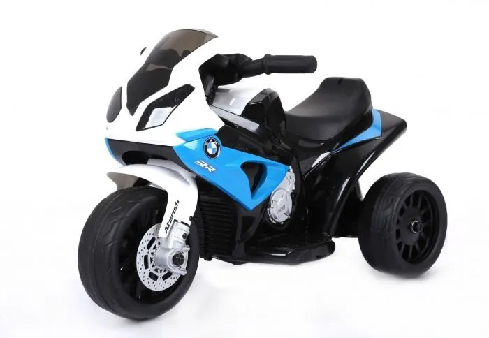 Detská elektrická motorka BMW S 1000 RR trojkolka modrá