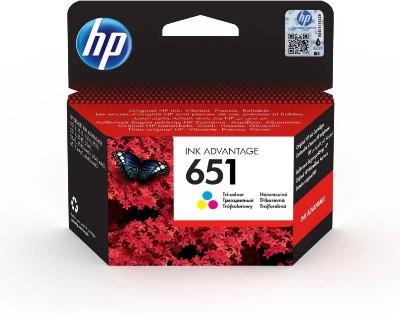 Cartridge HP C2P11AE č. 651, atramentová náplň pre tlačiarne HP Deskjet Ink Advantag