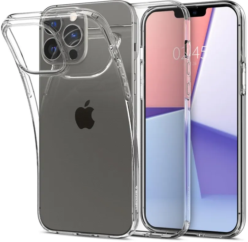 Kryt na mobil Spigen Liquid Crystal Crystal Clear iPhone 13 Pre Max, pre Apple iPhone 13 P