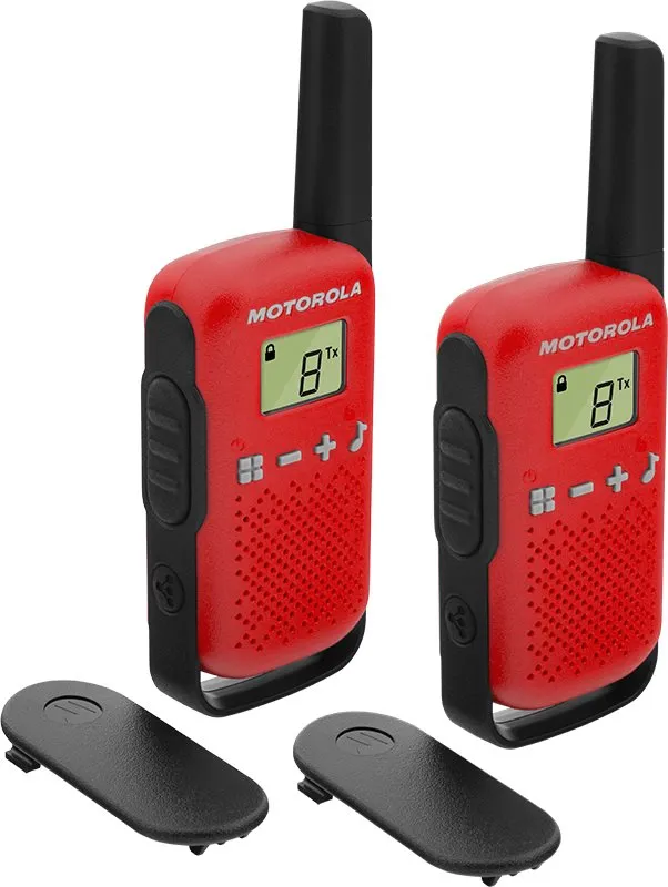 Vysielačky Motorola TLKR T42, červená
