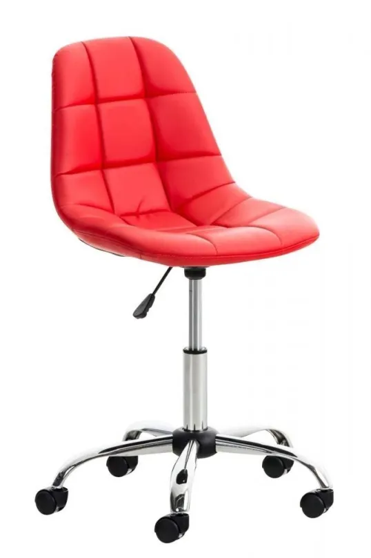 Kancelárska stolička BHM GERMANY Emil, červená
