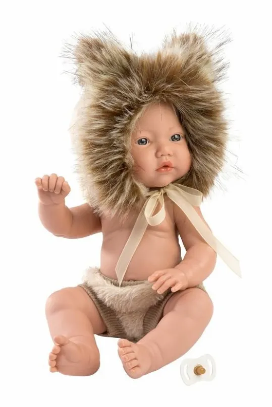 Bábika Llorens 63201 New Born chlapček - realistická bábika s celovinylovým telom - 31 cm