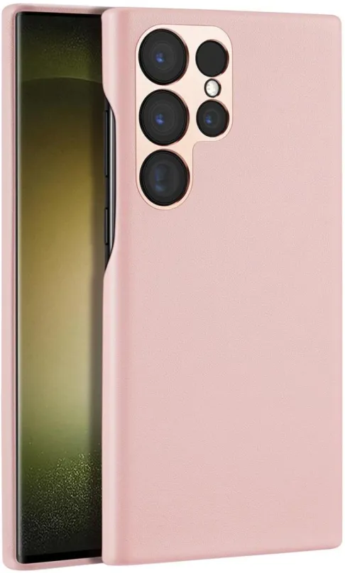 Kryt na mobil Grit kryt na Samsung Galaxy S23 Ultra, ružový