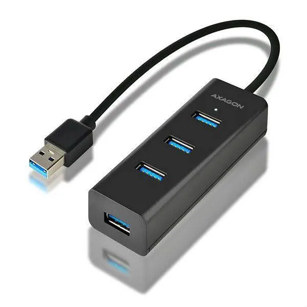 USB Hub AXAGON HUE-S2B 4-port USB 3.0 CHARGING húb, pripojenie pomocou USB 3.2 Gen 1 (USB