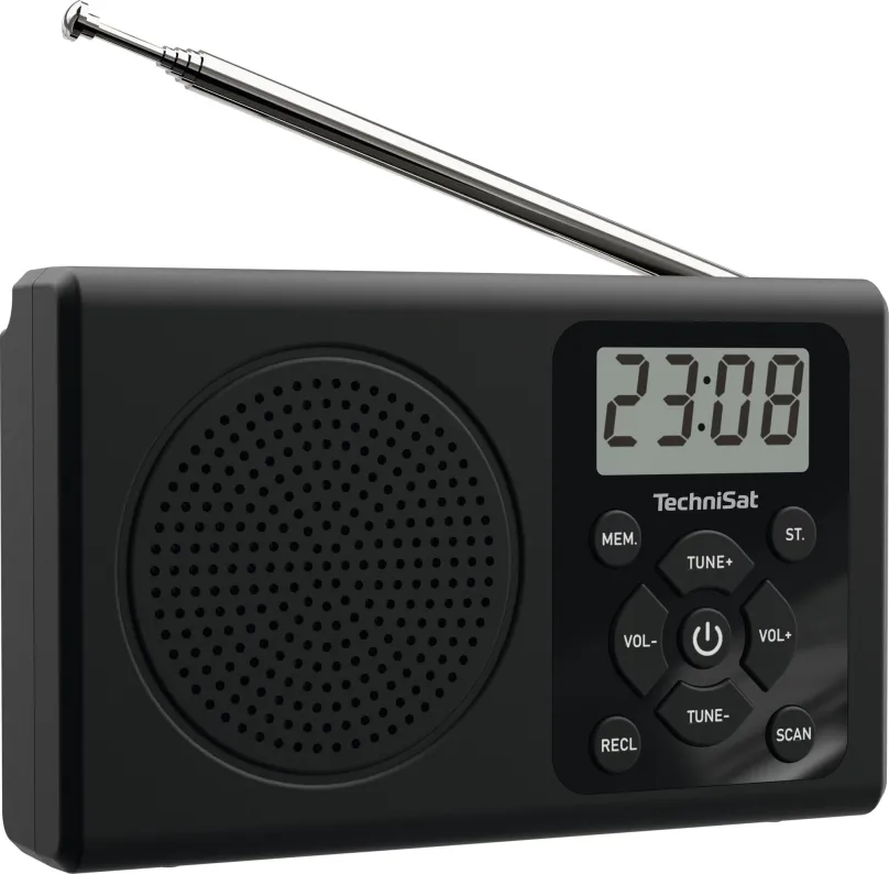 Rádio TechniSat TRAVELRADIO 300, rádiobudík, prenosné, FM a RDS tuner s 30 predvoľbami, vý