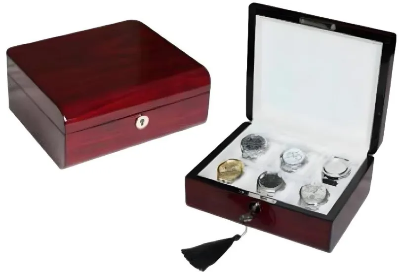 Box na hodinky Gaira Kazeta na hodinky 203002-13, 23 x 21 x 9 cm, drevený box, na 6 ks hod