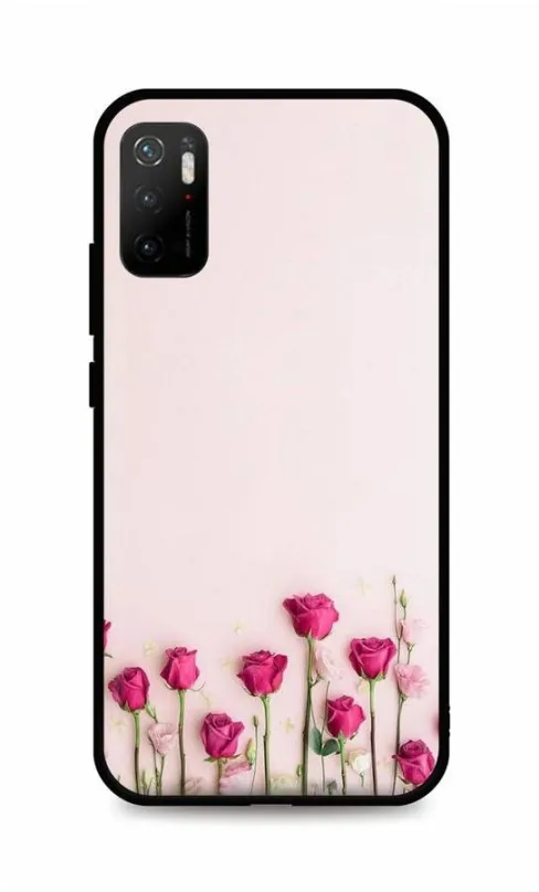 Kryt na mobil TopQ Xiaomi Poco M3 Pre silikón Roses 60204
