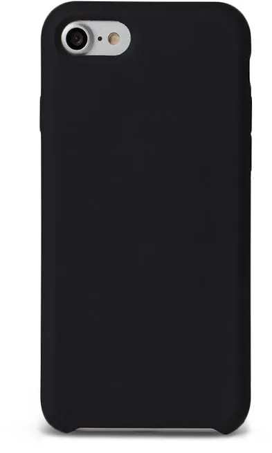 Kryt na mobil Epico Silicone Case iPhone 7/8/SE (2020)/SE (2022) - čierna