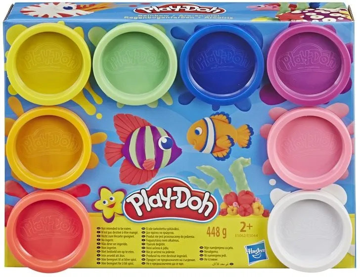Modelovacia hmota Play-Doh Balenie 8ks téglikov dúhovej farby