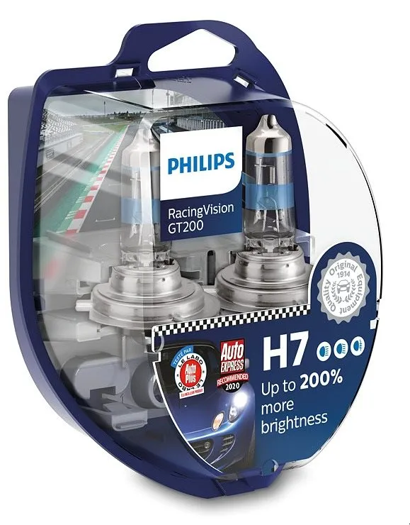 Autožiarovka PHILIPS H7 RacingVision GT200 2 ks