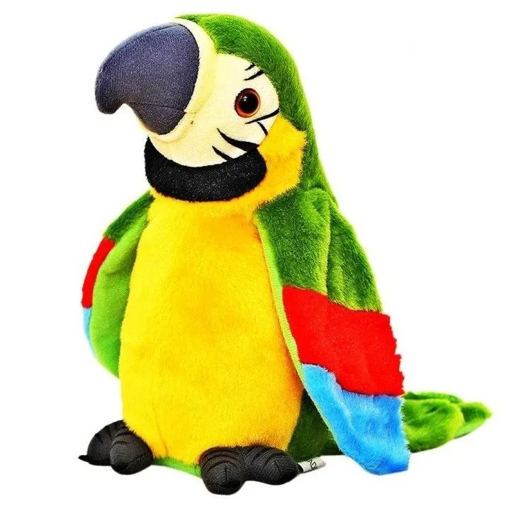 Interaktívna hračka Interaktívny hovoriaci papagáj - zelený