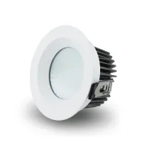 Podhledové stmívatelné LED bodové svítidlo Minalox LED DOWNLIGHT D110 DUALWHITE 12W 24V 60° 1800K 4500K, mléčné sklo